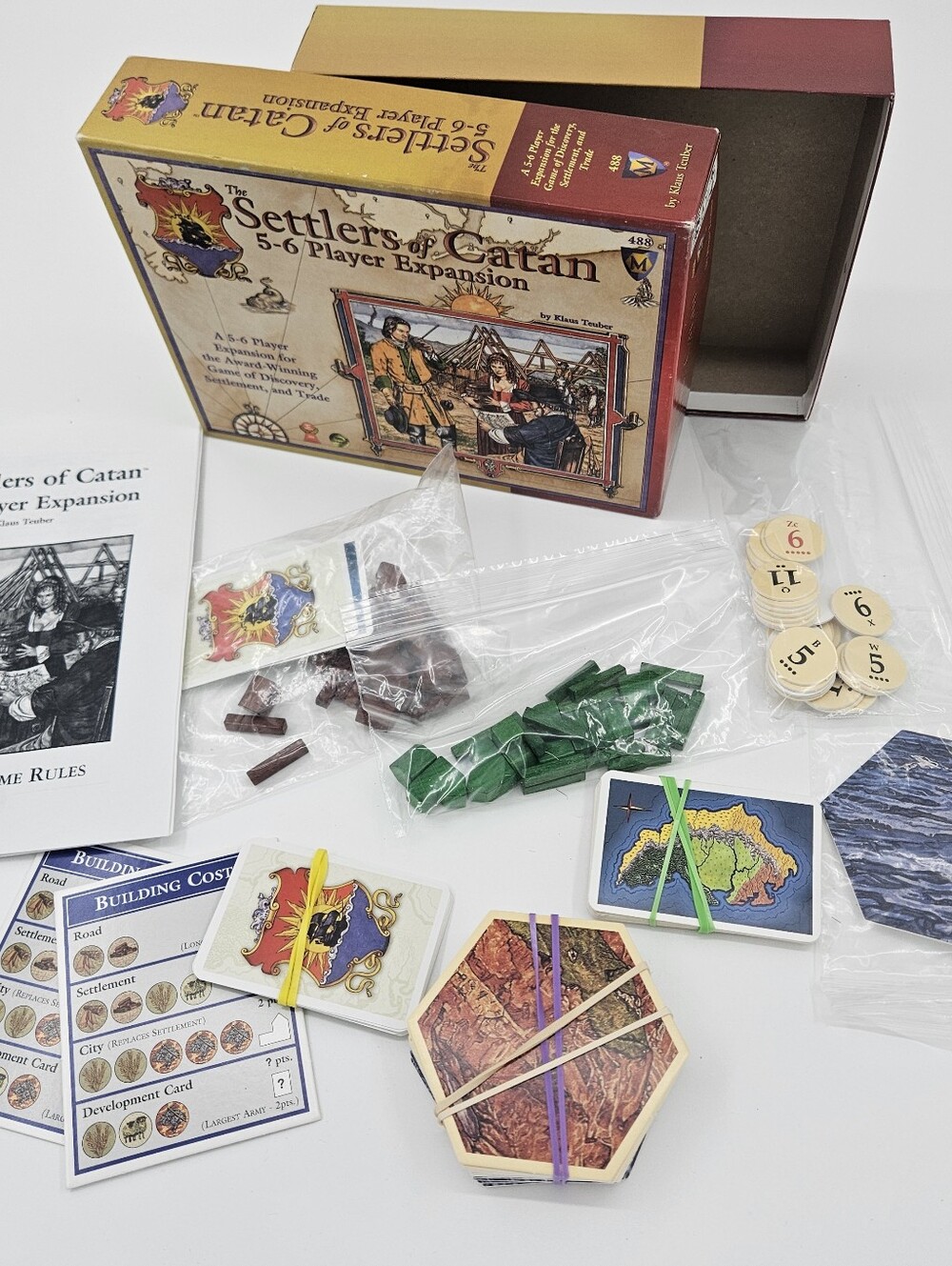 Settlers of Catan 5-6 player extension - Complete! by Klaus Teuber
